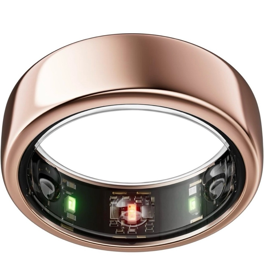 Smart Fitness Ring in Rose Gold Size 9